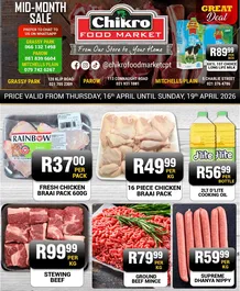 Chikro Food Market : Mid-Month Sale (16 April - 19 April 2026)