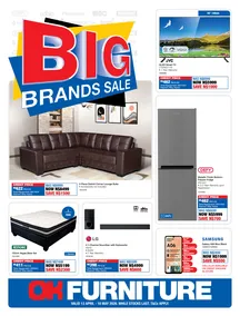 OK Furniture Namibia : Big Brands Sale (13 April - 10 May 2026)