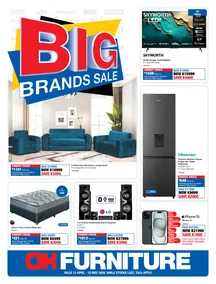 OK Furniture Zambia : Big Brands Sale (13 April - 10 May 2026)