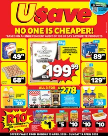 Usave KwaZulu-Natal : No One Is Cheaper (13 April - 19 April 2026)