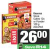 Knorrox Stock Cubes 12s Or Powder Assorted-For Any 2 x 100g