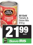 All Gold Tomato & Onion Mix-410g Each