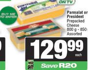 Parmalat Or President Prepacked Cheese Assorted-800g-850g Each