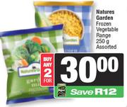 Natured Garden Frozen Vegetable Range Assorted-For Any 2 x 250g