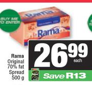 Rama Original 70% Fat Spread-500g Each
