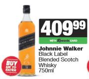 Johnnie Walker Black Label Blended Scotch Whisky-750ml