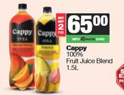 Cappy 100% Fruit Juice Blend-For 2 x 1.5L