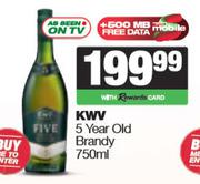 KWV 5 Year Old Brandy-750ml