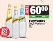 Schweppes-For 3 x 1L