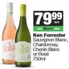 Ken Forrester Sauvignon Blanc, Chardonnay, Chenin Blanc Or Rose-750ml Each