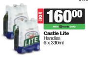 Castle Lite Handies-For 2 x 6 x 330ml
