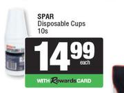 Spar Disposable Cups-10s