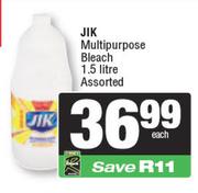 Jik Multipurpose Bleach Assorted-1.5L