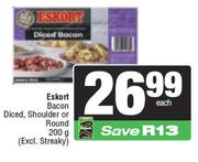 Eskort Bacon Diced, Shoulder Or Round-200g
