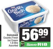 Dairymaid Country Fresh Ice Cream Assorted-1.8L