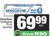 Sensodyne Toothpaste Assorted-75ml