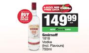 Smirnoff 1818 Vodka-750ml