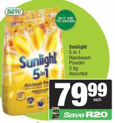 Sunlight 5 In 1 Handwash Powder Assorted-3Kg