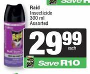 Raid Insecticide Assorted-300ml