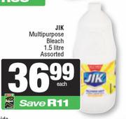 Jik Multipurpose Bleach Assorted-1.5Ltr