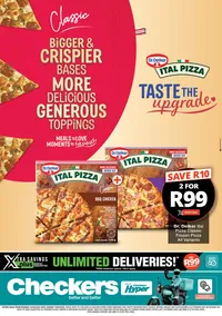 Checkers Western Cape : Ital Pizza Promotion (20 April - 10 May 2026)