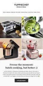 Yuppiechef : Freeze The Moment (Request Valid Date From Retailer)