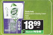 Handy Andy Multipurpose Cleaning Cream Refill-750ml