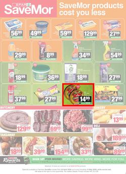 SPAR SaveMor Namibia : SaveMor Products Cost You Less (22 April - 10 May 2026), page 3