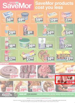 SPAR SaveMor Namibia : SaveMor Products Cost You Less (22 April - 10 May 2026), page 3