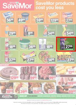 SPAR SaveMor Namibia : SaveMor Products Cost You Less (22 April - 10 May 2026), page 3