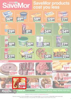 SPAR SaveMor Namibia : SaveMor Products Cost You Less (22 April - 10 May 2026), page 3