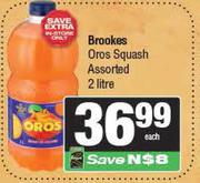 Brookes Oros Squash Assorted-2L