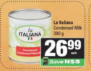 La Italiana Condensed Milk-390g