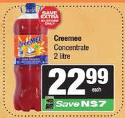 Creemee Concentrate-2L