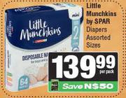 Little Munchkins By Spar Diapers Assorted Sizes-Per Pack