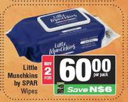 Little Munchkins By Spar Wipes-For 2
