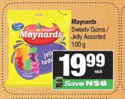Maynards Sweets Gums/Jelly Assorted-100g