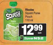 Rhodes Squish Puree Pouch-110ml