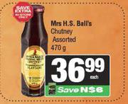 Mrs H.S Ball's Chutney Assorted-470g