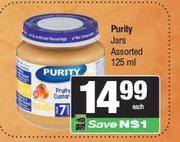 Purity Jars Assorted-125ml