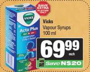Vicks Vapour Syrups-100ml