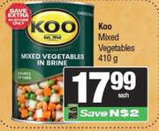 Koo Mixed Vegetables-410g