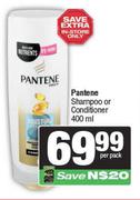 Pantene Shampoo Or Conditioner-400ml