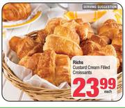 Richs Custard Cream Filled Croissants