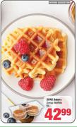 Spar Bakery Syrup Waffles-6s