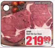 Spar Beef Rib Eye Steak-Per Kg