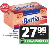 Rama Fat Spread 70% Original Brick-500g