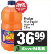 Brookes Oros Squash Assorted-2L