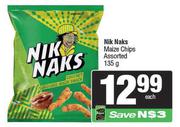 Nik Naks Maize Chips Assorted-135g