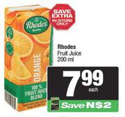 Rhodes Fruit Juice-200ml